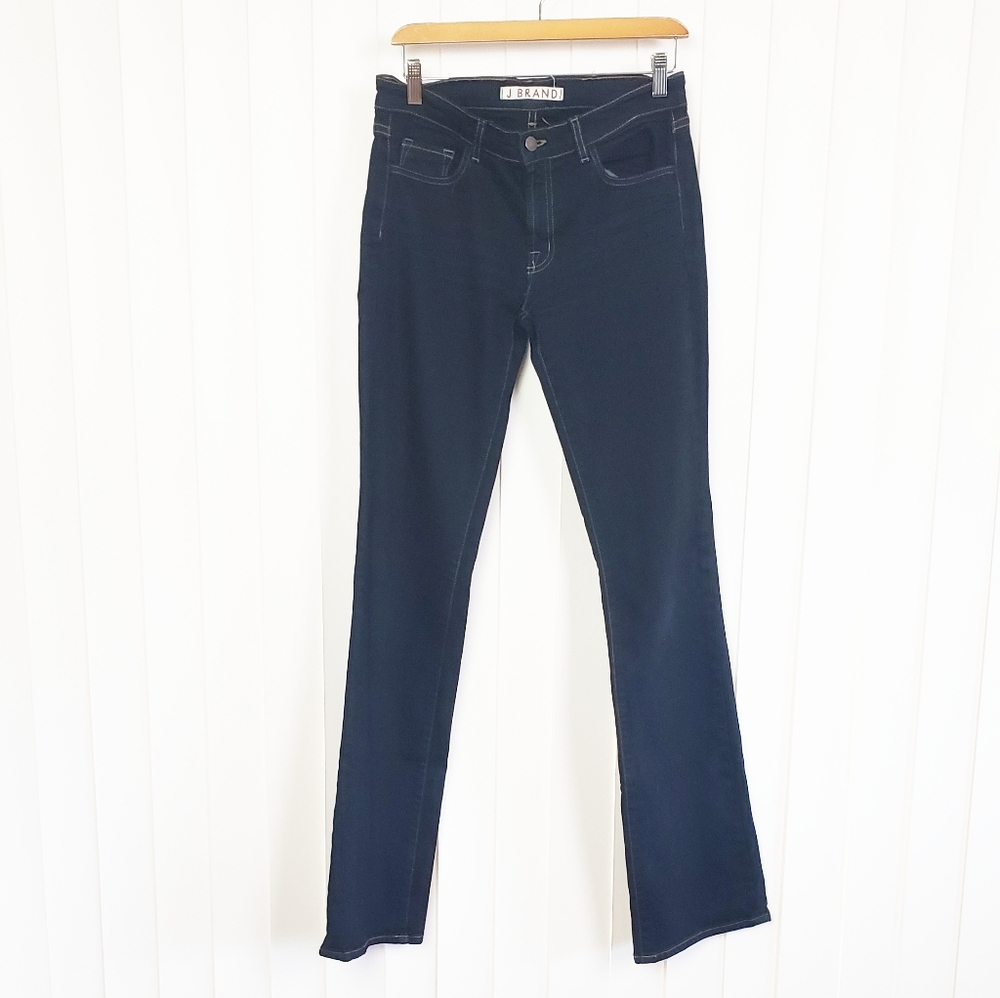 J BRAND Midrise Flare Dark Blue Jeans Size 29